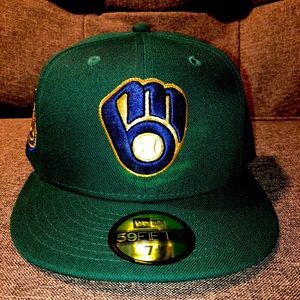 Hat Club New Era 5950 Milwaukee Brewers Blue UV